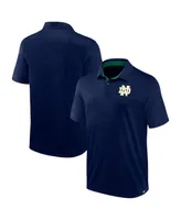 Men's Fanatics Heather Navy Notre Dame Fighting Irish Classic Homefield Polo Shirt