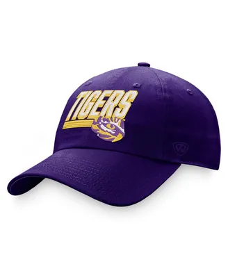 Men's Top of the World Purple Lsu Tigers Slice Adjustable Hat