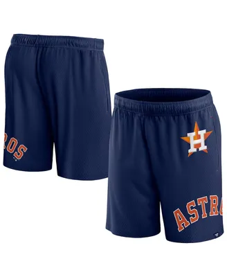 Men's Fanatics Navy Houston Astros Clincher Mesh Shorts