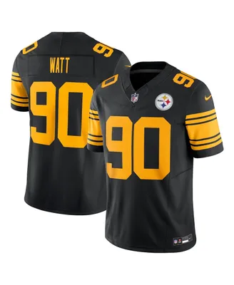Men's Nike T.j. Watt Black Pittsburgh Steelers Vapor F.u.s.e. Limited Alternate 2 Jersey