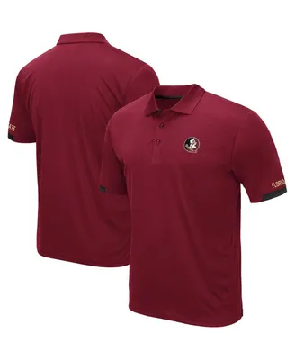 Men's Colosseum Garnet Florida State Seminoles Big and Tall Santry Polo Shirt