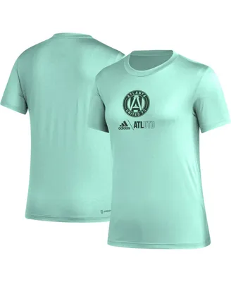 Women's adidas Mint Atlanta United Fc Aeroready Club Icon T-shirt