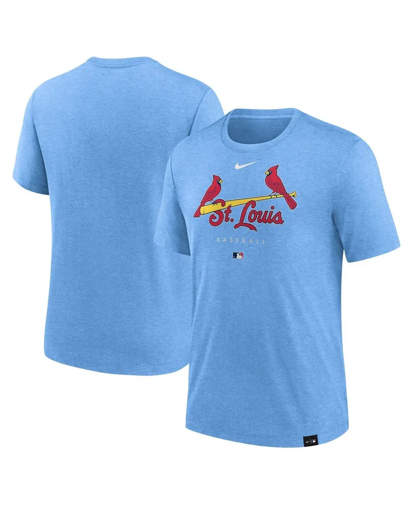 Youth Nike Light Blue Kansas City Royals Early Work Tri-Blend Performance T- Shirt