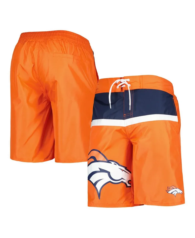 Men's G-iii Sports by Carl Banks Orange Denver Broncos Sea Wind Swim Trunks