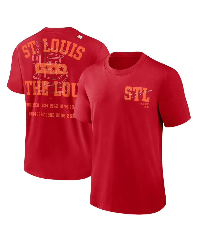 Nike Men's St. Louis Cardinals Dri-FIT Touch T-Shirt - Macy's