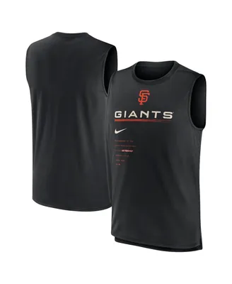 Men's Nike Black San Francisco Giants Exceed Performance Tank Top