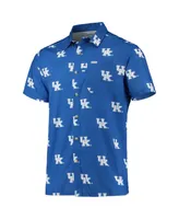 Men's Columbia Royal Kentucky Wildcats Super Slack Tide Omni-Shade Button-Up Shirt