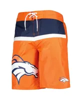 Men's G-iii Sports by Carl Banks Orange Denver Broncos Sea Wind Swim Trunks