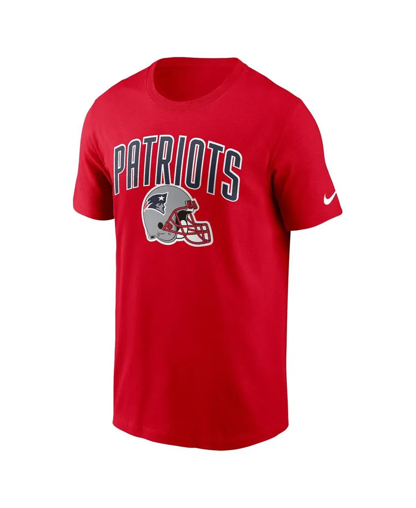 Men's Nike Red New England Patriots Team Athletic T-shirt