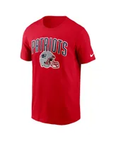 Men's Nike Red New England Patriots Team Athletic T-shirt