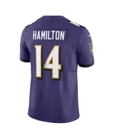 Men's Nike Kyle Hamilton Purple Baltimore Ravens Vapor F.u.s.e. Limited Jersey
