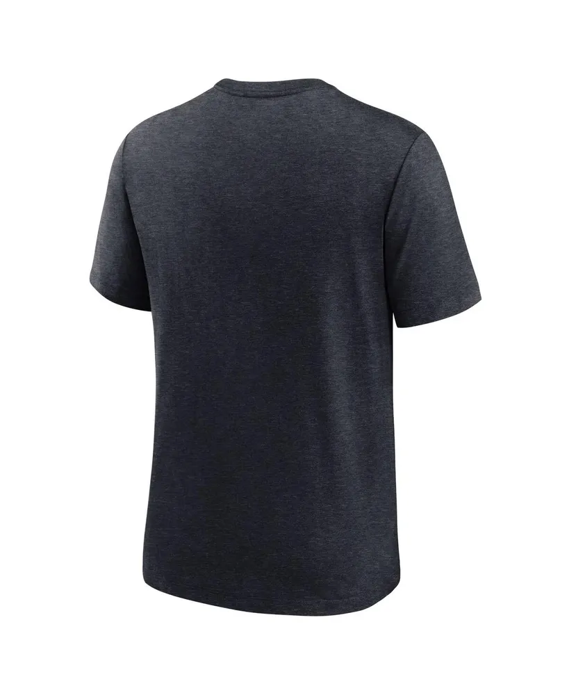 Men's Nike Minnesota Twins Heather Navy Authentic Collection Early Work Tri-Blend Performance T-shirt