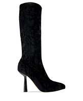 BCBGeneration Women's Isra Inside Zipper Tall Boots - Black Velvet