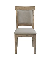 Ink+Ivy Oliver 20" 2 Piece Wood Frame Upholstered Dining Side Chair