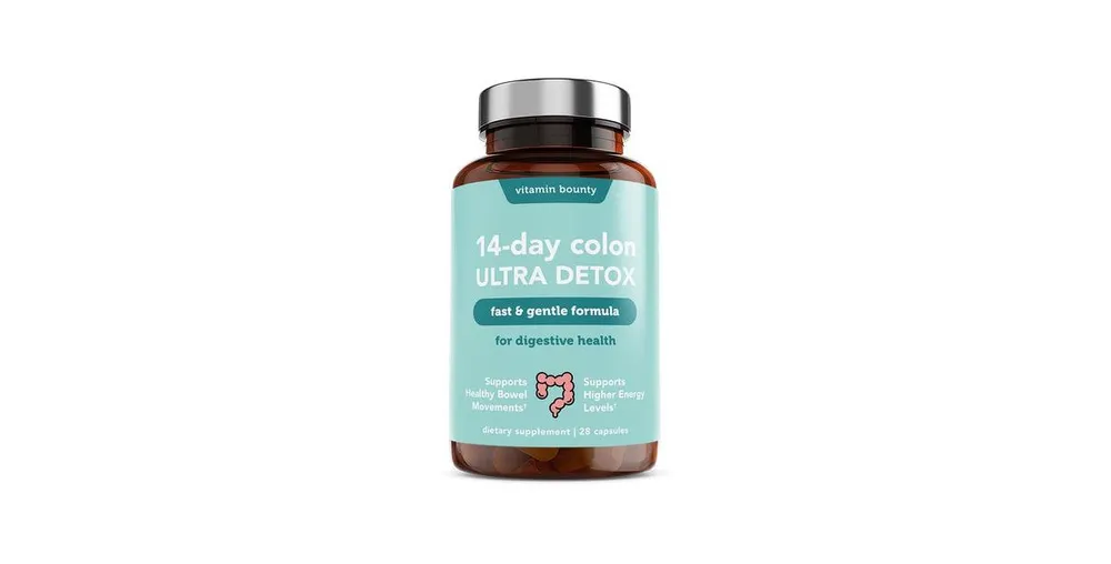 14-Day Colon Ultra Detox Cleanse - Veggie Capsules