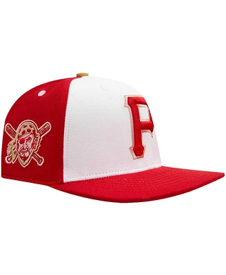 Men's Pro Standard White, Red Pittsburgh Pirates Strawberry Ice Cream Drip Snapback Hat
