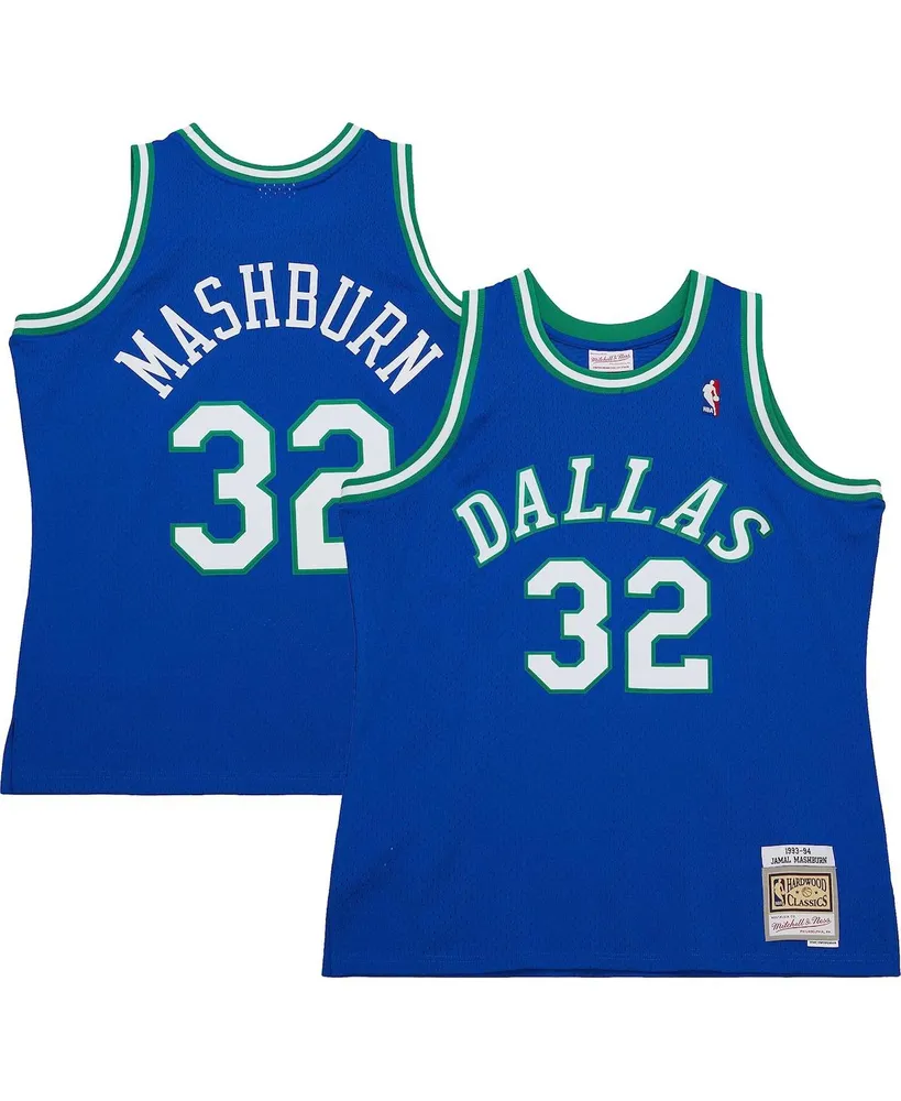 Men's Mitchell & Ness Jamal Mashburn Royal Dallas Mavericks Hardwood Classics Swingman Jersey