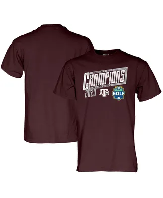 Men's Blue 84 Maroon Texas A&M Aggies 2023 Sec Women's Golf Champions T-shirt