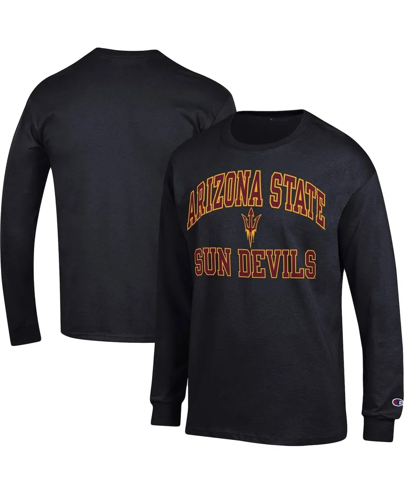 Men's Champion Black Arizona State Sun Devils High Motor Long Sleeve T-shirt