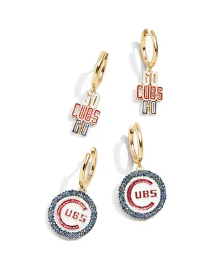 Women's Baublebar Chicago Cubs 2-Pack Earrings Set