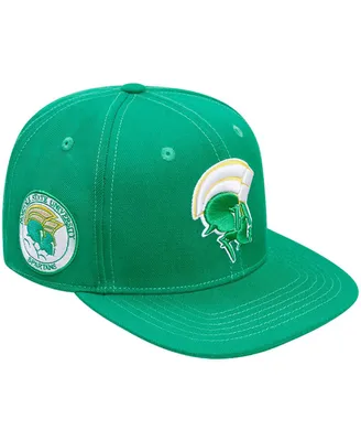 Men's Pro Standard Green Norfolk State Spartans Evergreen Mascot Snapback Hat