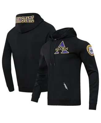 Men's Pro Standard Black Alcorn State Braves University Classic Pullover Hoodie