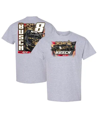 Men's Richard Childress Racing Team Collection Heather Gray Kyle Busch 3CHI Car T-shirt