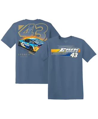 Men's Legacy Motor Club Team Collection Blue Erik Jones allegiant Car T-shirt