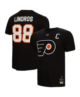 Men's Mitchell & Ness Eric Lindros Black Philadelphia Flyers Name and Number T-shirt