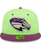 Men's New Era Green, Purple Caballos De Stockton Copa La Diversion 59FIFTY Fitted Hat