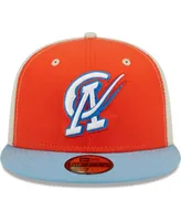 Men's New Era Orange, Light Blue Cielo Azul De Oklahoma City Copa La Diversion 59FIFTY Fitted Hat