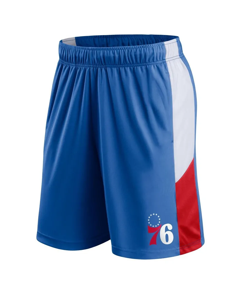 Men's Fanatics Royal Philadelphia 76ers Big and Tall Champion Rush Practice Shorts