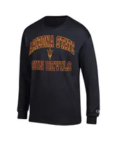 Men's Champion Black Arizona State Sun Devils High Motor Long Sleeve T-shirt