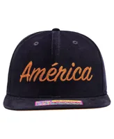Men's Navy Club America Plush Snapback Hat