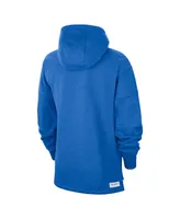 Men's Nike Blue Ucla Bruins Team Arch Fan Pullover Hoodie