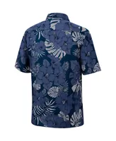 Men's Colosseum Navy Auburn Tigers The Dude Camp Button-Up Shirt