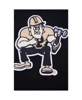 Men's Pro Standard Black Purdue Boilermakers Classic Stacked Logo T-shirt