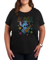 Hybrid Apparel Trendy Plus Stitch Graphic T-shirt
