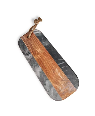 Gauri Kohli Sulguni Marble & Wood Cutting Board