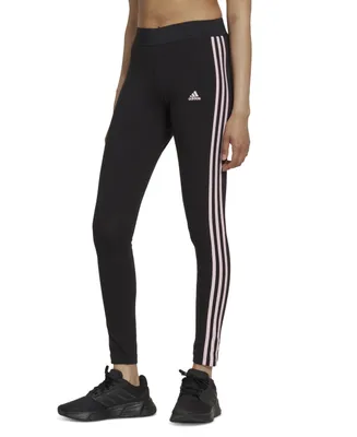 adidas Women's Essentials 3-Stripe Full Length Cotton Leggings, Xs-4X