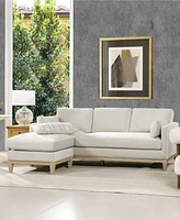 Jennifer Taylor Home Knox 89" Modern Farmhouse Reversible Chaise Sectional Sofa