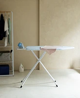 Ironing Board C, 49" x 18", 124 45 Centimeter - Solid Steam Iron Rest, 1" 25 Millimeter White Frame