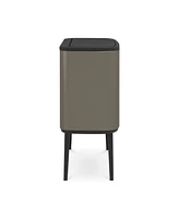 Bo Touch Top Dual Compartment Trash Can, 3 plus 6 Gallon