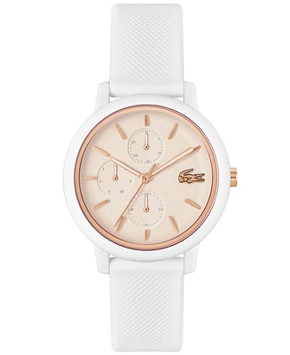 Lacoste Women's L.12.12 Multi White Silicone Strap Watch 38mm