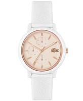 Lacoste Women's L.12.12 Multi White Silicone Strap Watch 38mm