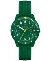 Lacoste Mini Tennis Green Silicone Strap Watch 34mm
