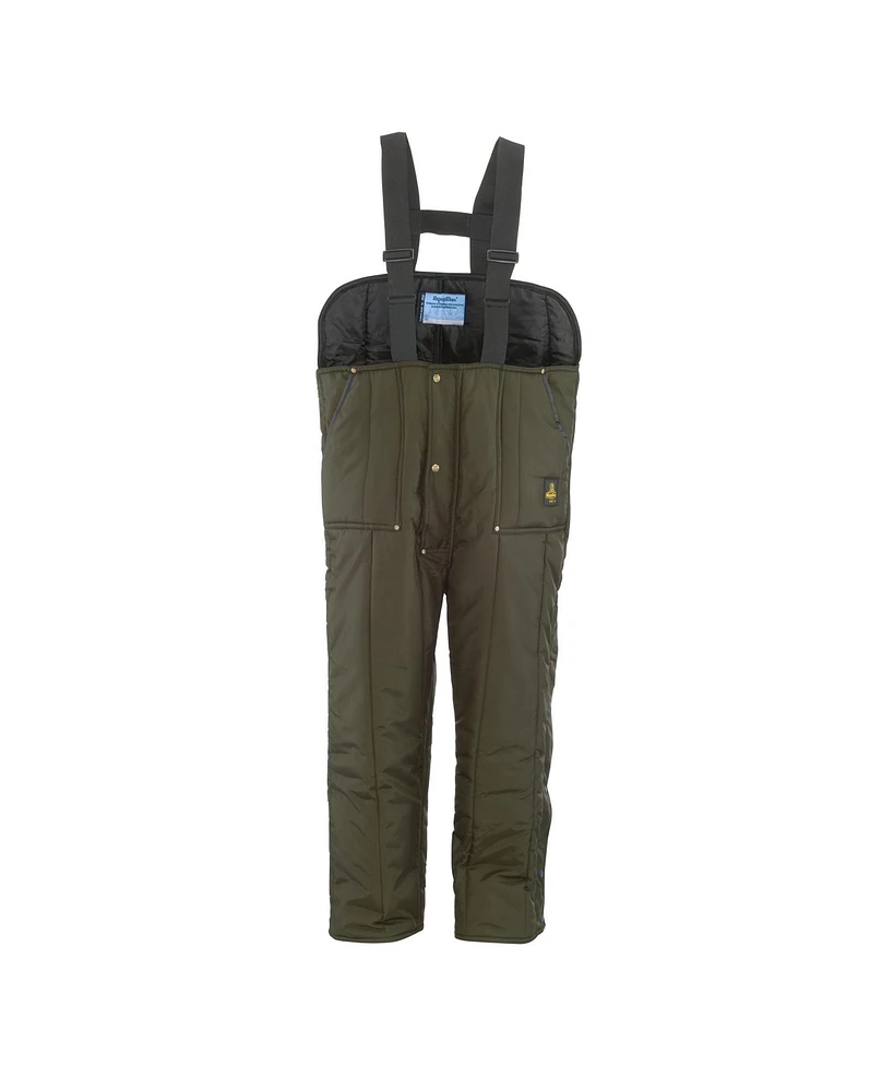 RefrigiWear Men's Iron-Tuff Insulated Low Bib Overalls -50F Cold Protection