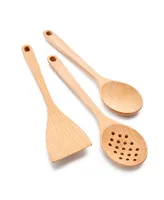 The Cellar 3-Piece Beechwood Utensils Set