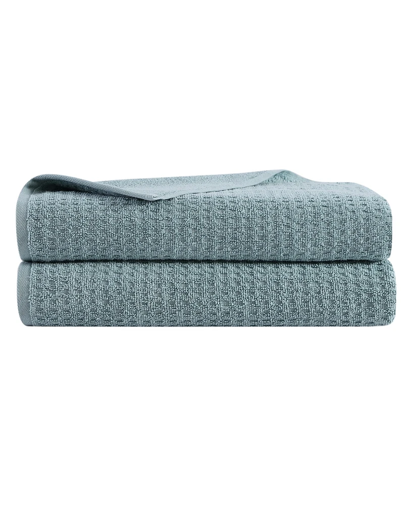 Tommy Bahama Home Northern Pacific Cotton Terry 2 Piece Bath Sheet Set