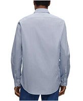 Boss by Hugo Men's Patterned Regular-Fit Shirt